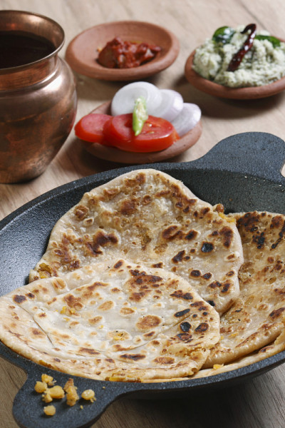Channa Daal Parantha是一种印度面饼
