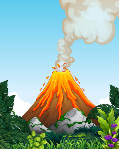 危险的火山爆发