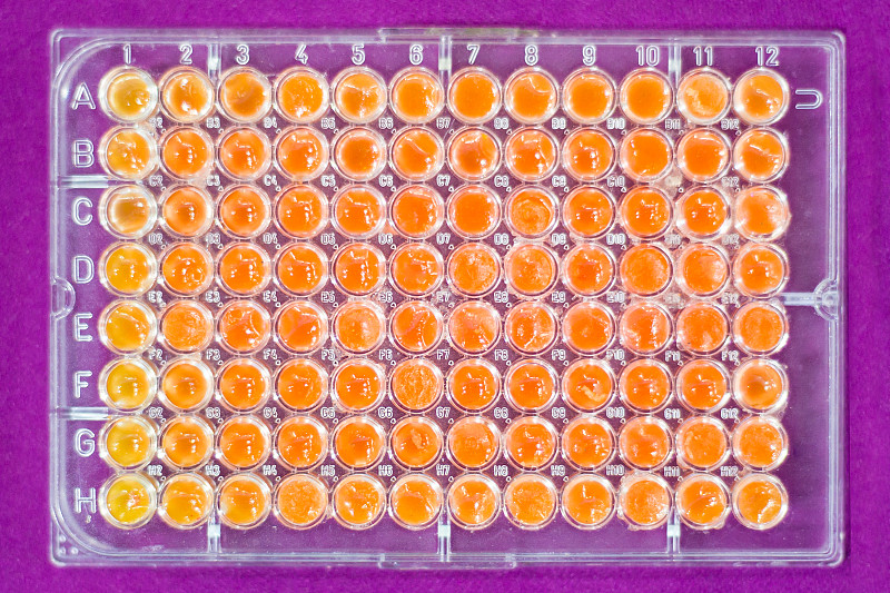 Pcr孔板对96孔微孔板上的生物样品进行检测