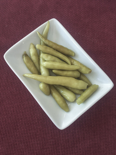 自制的辣椒腌制