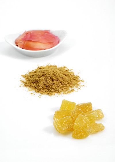 姜，粉末，根，腌制和结晶