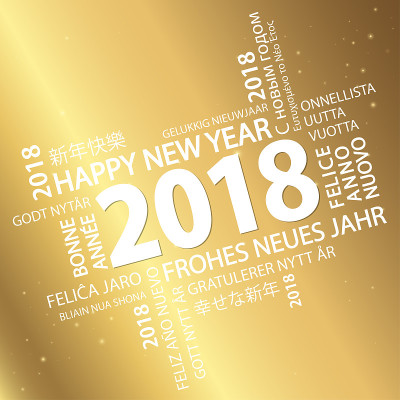 字云带着2018年的新年祝福
