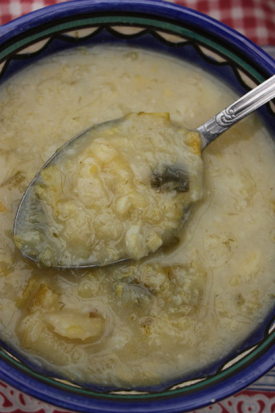 土豆韭菜汤