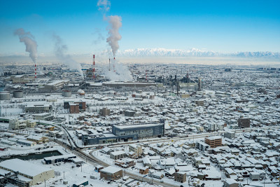 新泻市下大雪