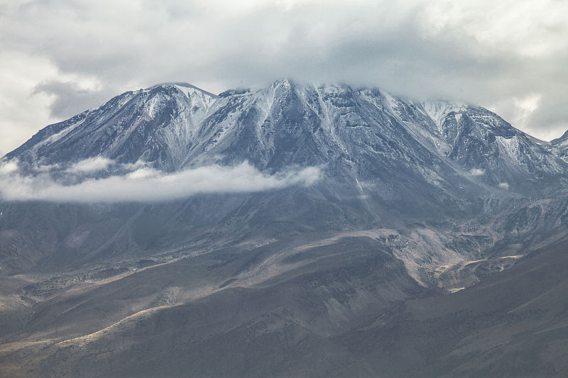 秘鲁阿雷基帕市附近的查查尼火山