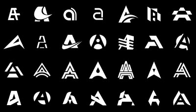 抽象标志集合与字母A