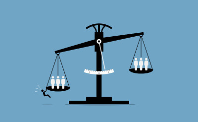 一个试图影响结果的人的公正程度。