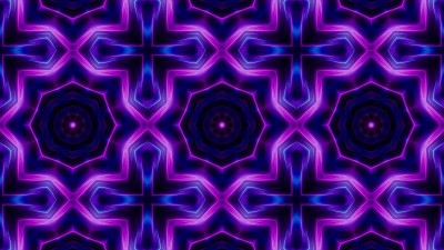 霓虹灯能量展开万花筒