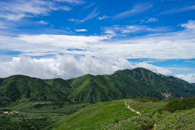 攀爬。(日本-石川-白山)