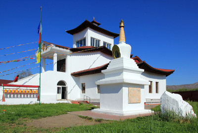 Tsechenling佛寺。孜勒。图瓦共和国。俄罗斯