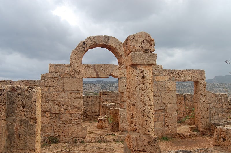 Ancient ruins of Cyrene, Libya