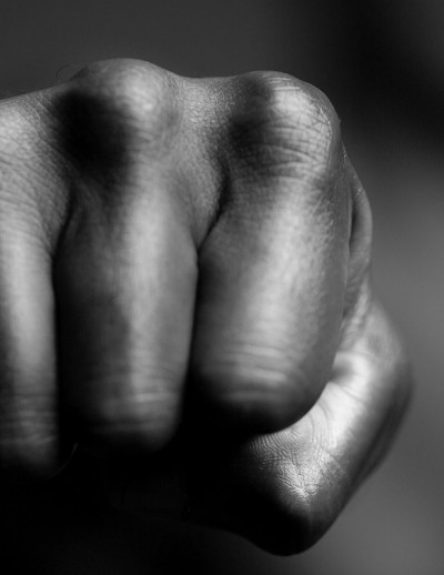 黑白人体拳
