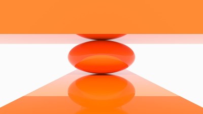抽象的3 d背景。现代抽象雕塑。抽象的建筑组成。