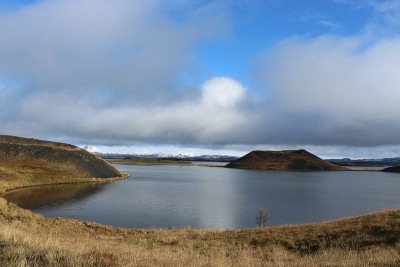 冰岛Myvatn的伪火山口