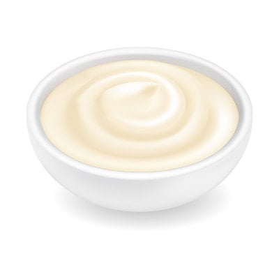 Mayonnaise in a bowl