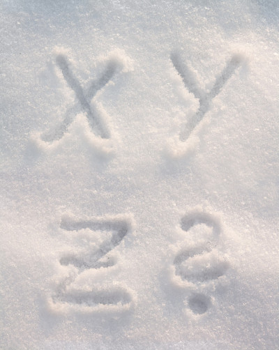 雪的字体
