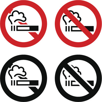 禁止吸烟的标志