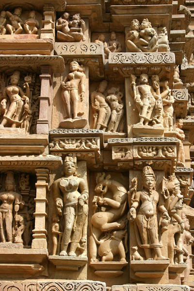 Khajuraho寺庙外观