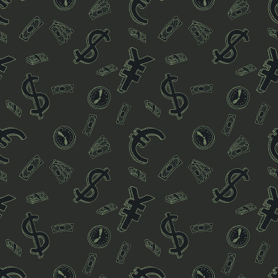 钱。矢量图