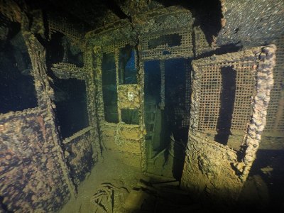 特鲁克湖著名沉船藤川丸