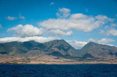 毛伊岛北部海岸线