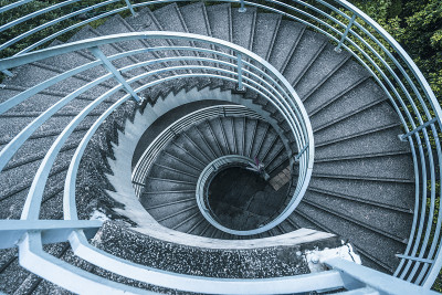 螺旋楼梯俯视图