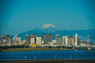 富士山与城市