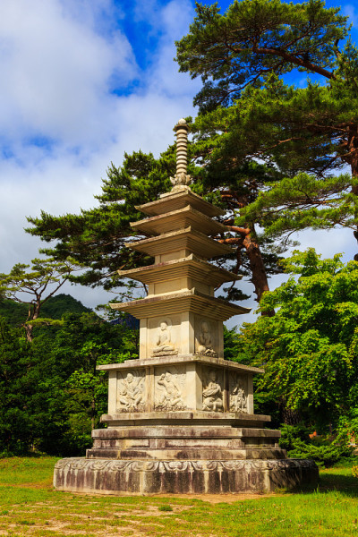 美丽的自然景观，雪山雪山国家公园，韩国
