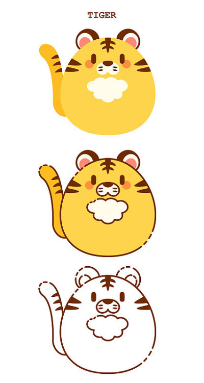 球形老虎雕像的插图