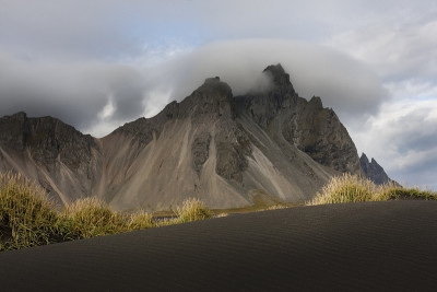 冰岛的火山景观