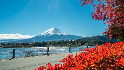富士山秋色，日本
