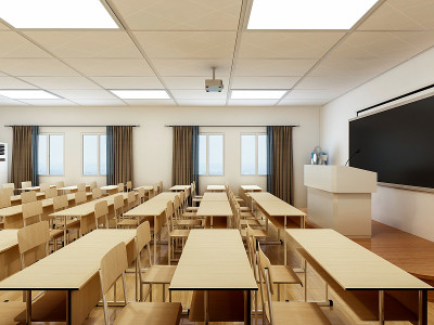 现代学校豪华教室的设计