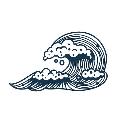 海洋设计用泡沫海浪