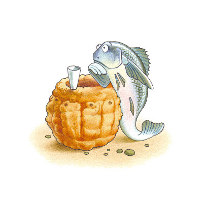 海绵和鱼