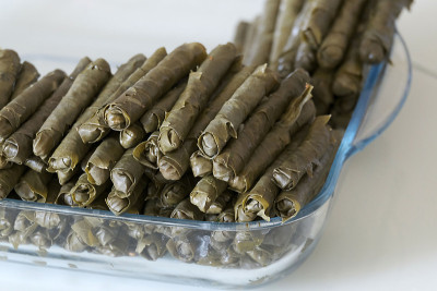特写自制的叶馅，零食叶馅，
