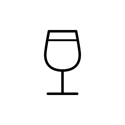 插图矢量图形的酒杯图标模板