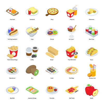 Fast Food Icons