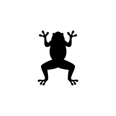 青蛙图标设计模板矢量孤立插图