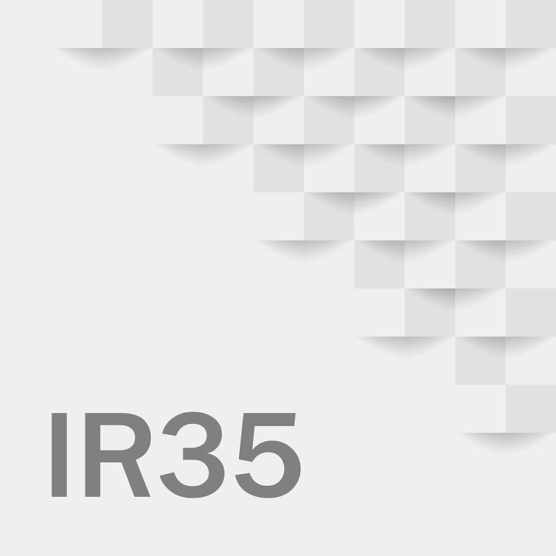 IR35指的是英国的避税立法。矢量图