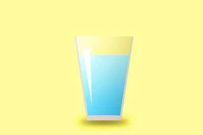 杯子里的水的插图