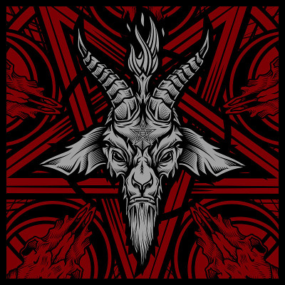 Baphomet山羊的头。