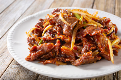 葱爆牛肉片