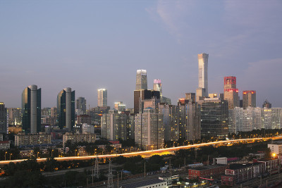 美丽的天际线在北京，中国