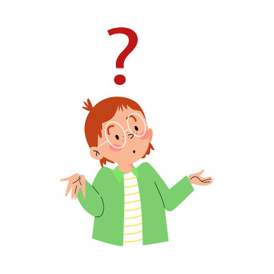 小孩子困惑不解地耸了耸肩，平面矢量图孤立了。