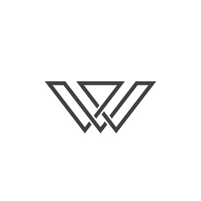 字母W标志字母标记字母组合-字体类型会徽字符商标
