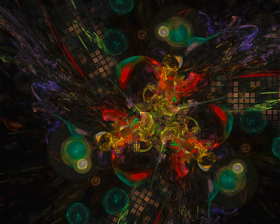 数字抽象分形，幻想设计