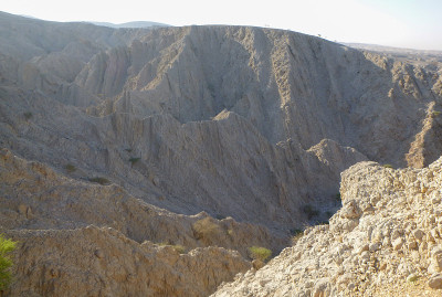 哈贾尔山脉整洁的哈特村。另外地区。阿联酋