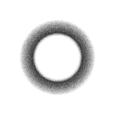 Vector stipple blurred circle. 10 eps design backg