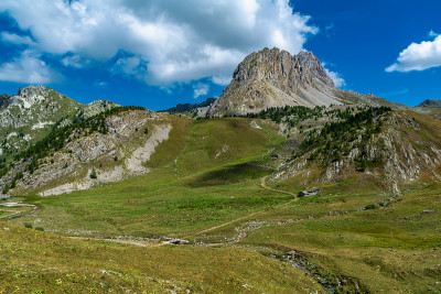 在落基山脉桌子脚下徒步旅行(Maira Valley——Cuneo)