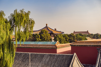 中国北京紫禁城的古代皇家宫殿